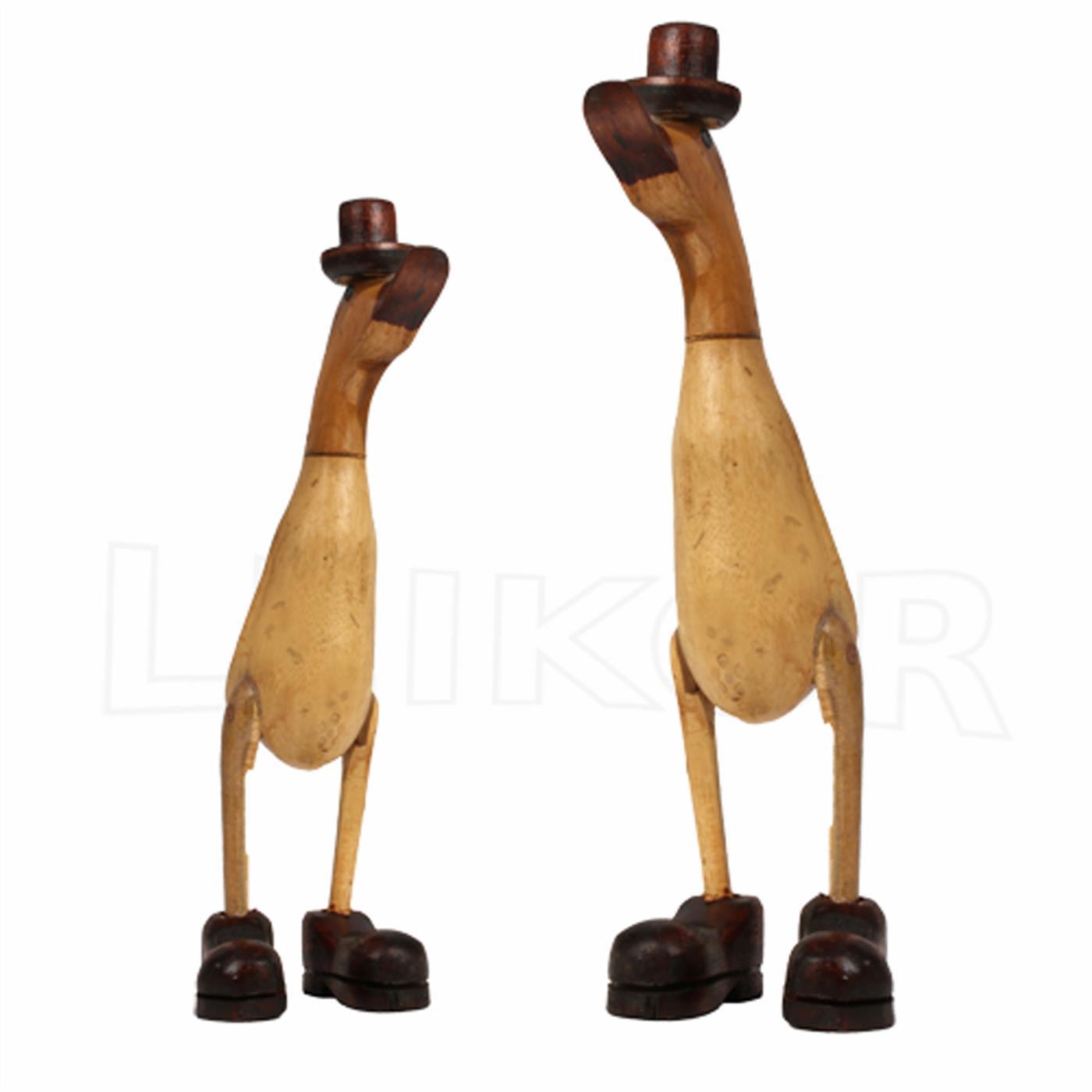 Ente mit Hut und Schuh 35 cm